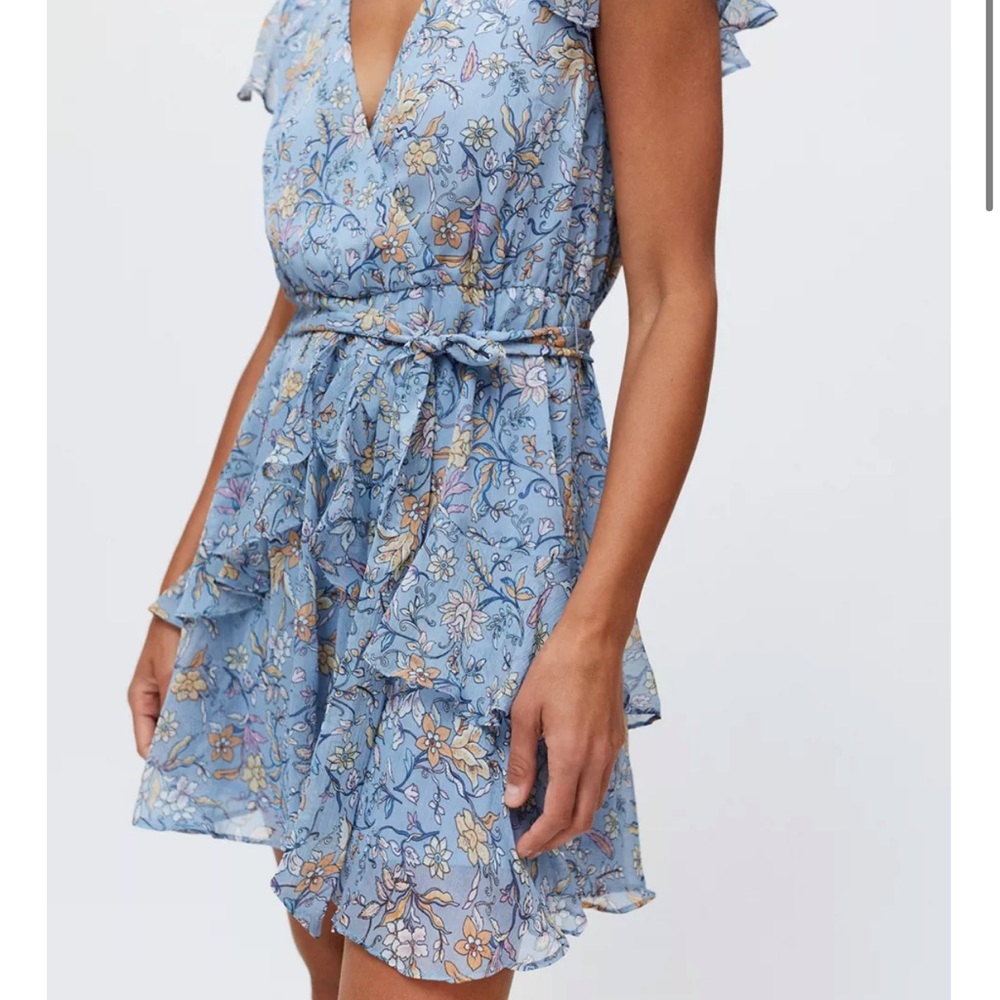 Saints + Secrets Front Tie Mini Dress